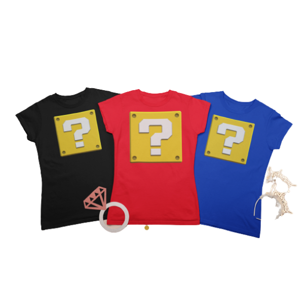 COMBO MISTERIO MUJER 3 CAMISETAS